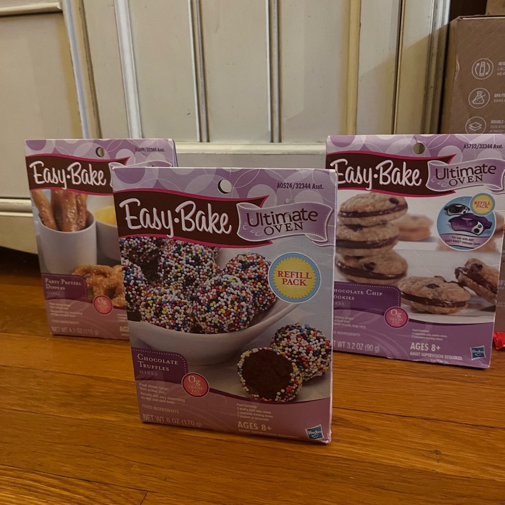3 Rare Easy Bake Oven Refills